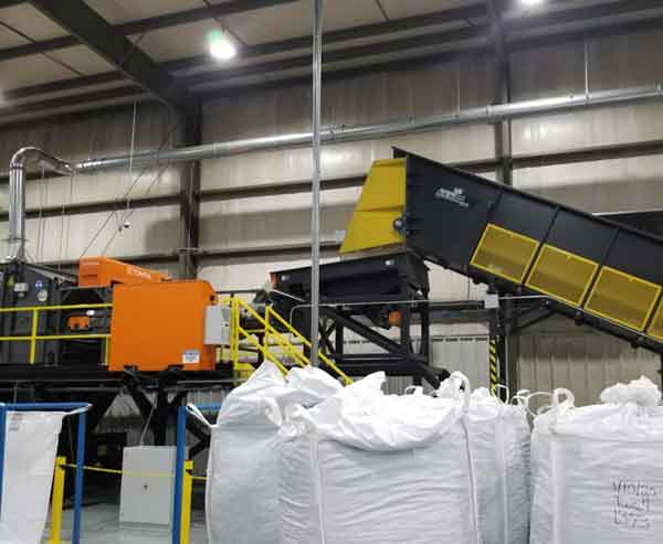 recycling machine with APS belt installed